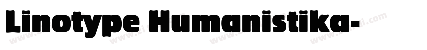 Linotype Humanistika字体转换